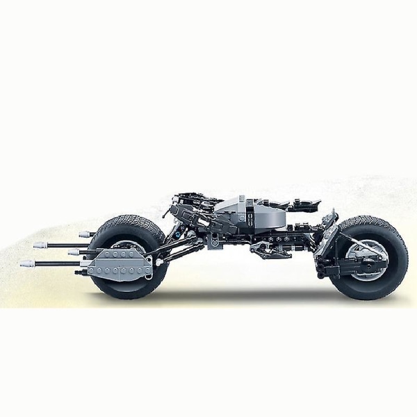 338stk Moc Superhelt-serie Batmobil Bat-pod Kompatibel The Tumbler Byggesteiner Klosser Leker for Barn Gave 5004590 7115