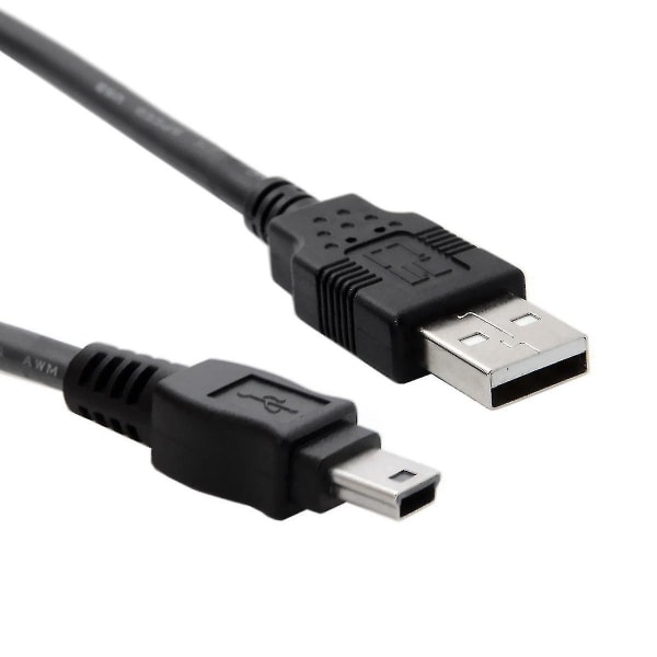 10 Ft Ps3 USB kabelkontroller Laddningssladd kompatibel med 3 trådlösa Dualshock Cechzc2u joystick