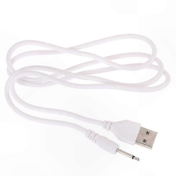 DC 2,5 mm USB-ladekabel for oppladbare enheter