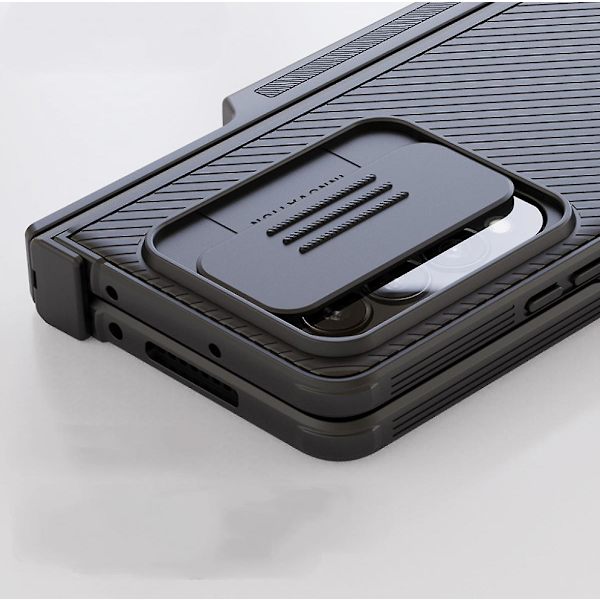 Til Samsung Galaxy Z Fold 4 Etui Med Slide Kamera Cover