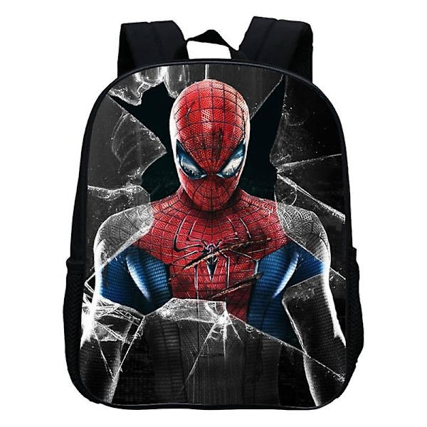 3d pojks skolväska barn skolväskor pojke Spiderman skolryggsäck 2-6 år gammal ryggsäck axelväska backpack 06