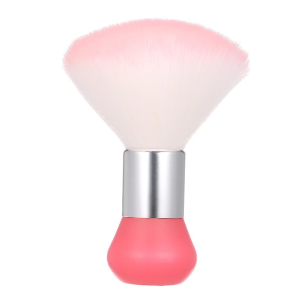 Neck Duster Brush Nail Art Dust Brush Stora Nagelpulverborstar Pink