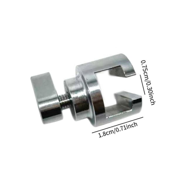 Dekkfjerner Trekke Tab Adapter Slide Hammer Dekkfjerner for Bil Silver 1.8 cmx0.75 cm