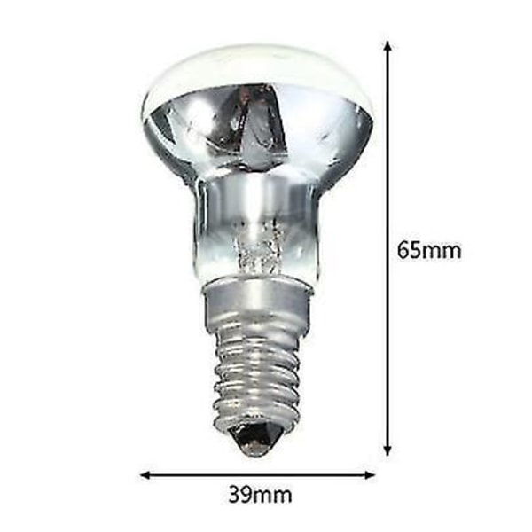 30w E14 R39 lavalampe reflektorlampe, dimbar E14 base R39 varmelampe, Ac220-240v 4 pakke
