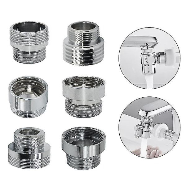 Vandhane Kobling 1/2 Til M16 M18 M20 M22 M24 M28 Gevind Konvertering Reparation Hane Adapter Til Bubbler Køkken Badeværelse M