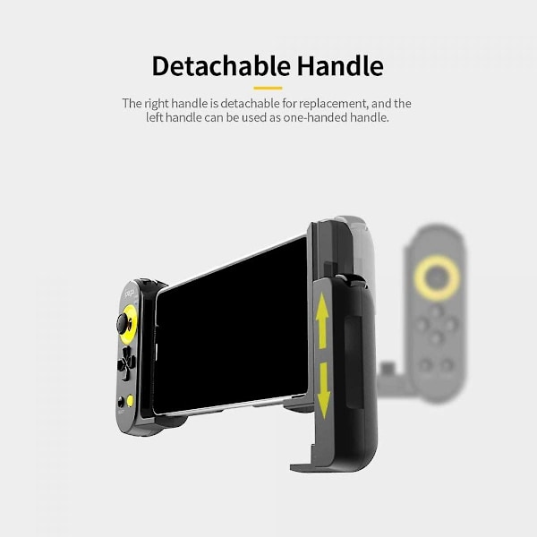 Ipega Pg-9167 Bt 4.0 Trådløs Gamepad Strækbar Game Controller Joystick Til Android Mobiltelefon/pc/tablet Sort