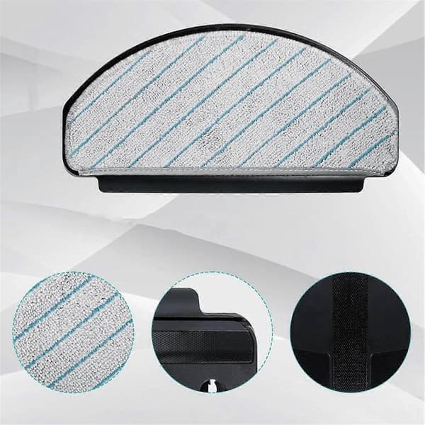 Moppeklude med moppeplader til Ecovacs Deebot N20 / N20 Plus / N20 Pro Plus robotstøvsuger moppepude moppeholder As Shown