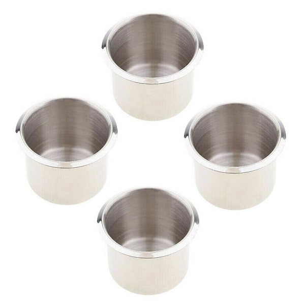 4 st 68 mm rostfritt stål marin båt Rv kopp vatten/dryck flaskhållare rostfri universell - dryckeshållare