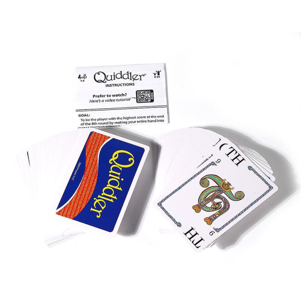 Five Crowns Card Game - Roligt familjespel för spel Nattliknande kortspel för åldrarna 8+ Quiiddler