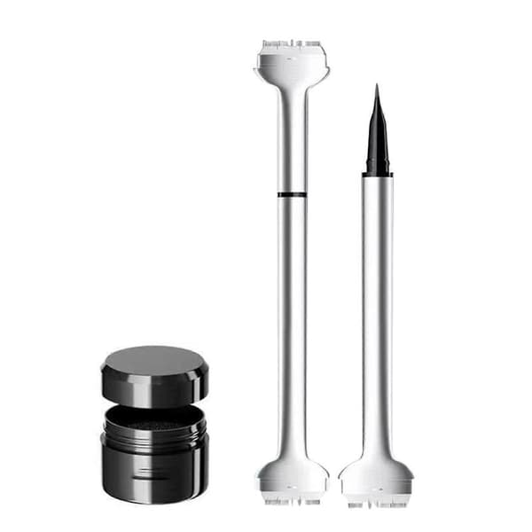 Lower Lash Stamp - Silicone Eyelash Stamp, Quick Eye Makeup Lower Eyelash Stamps Brown