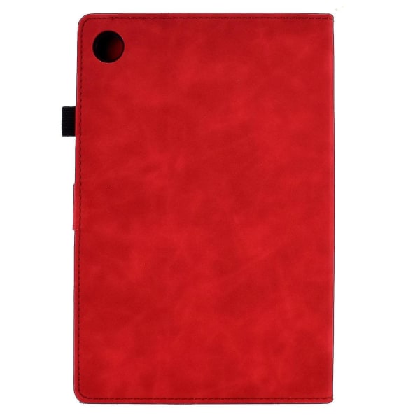 For Samsung Galaxy Tab A8 10.5 2021 Lær Tabletholder Red