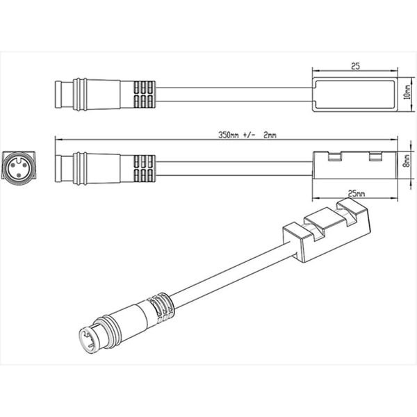Ny elektrisk sykkel hydraulisk bremsesensor for Bbs01 Bbs02 tilbehør