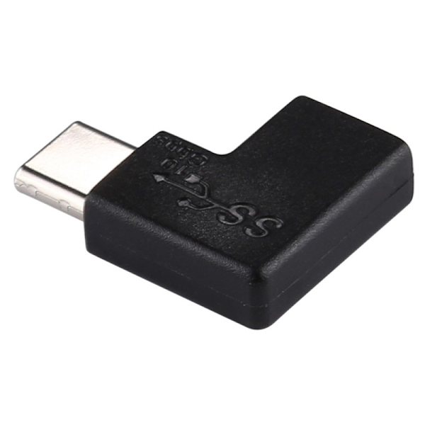 USB-C Hun - USB-C Han Adapter 90 Grader Sort size 20