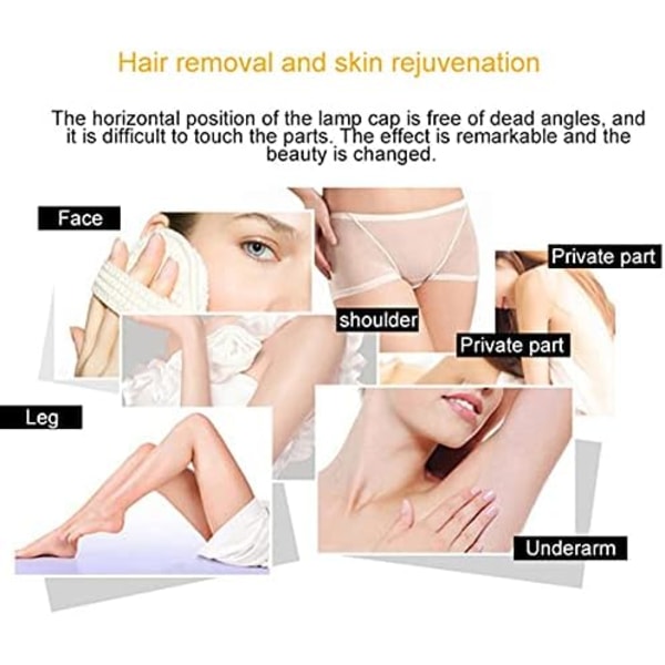 Mini IPL Laser Epilator til mænd og kvinder, bærbar laser epilator Depilador permanent ansigtshår fjernelse enhed fuld krop laser hår fjernelse enhed