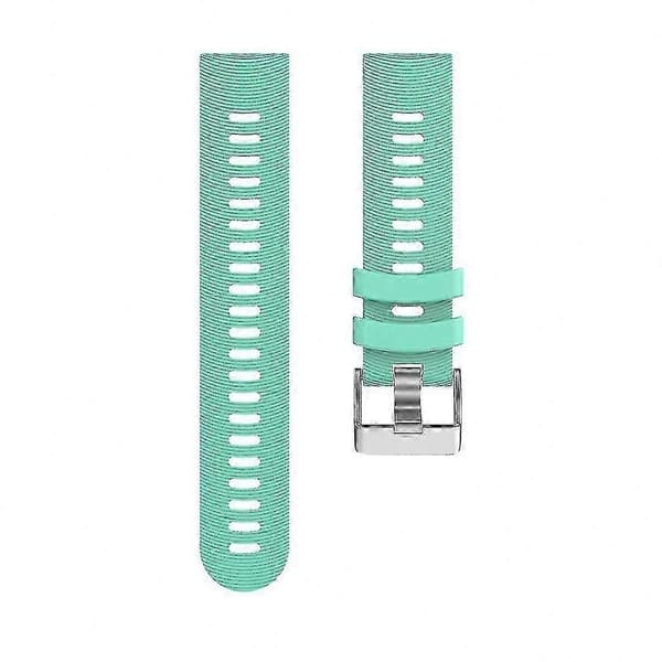 Udskiftningssilikonearmbåndsurrem kompatibel med Forerunner 245 Mint Green