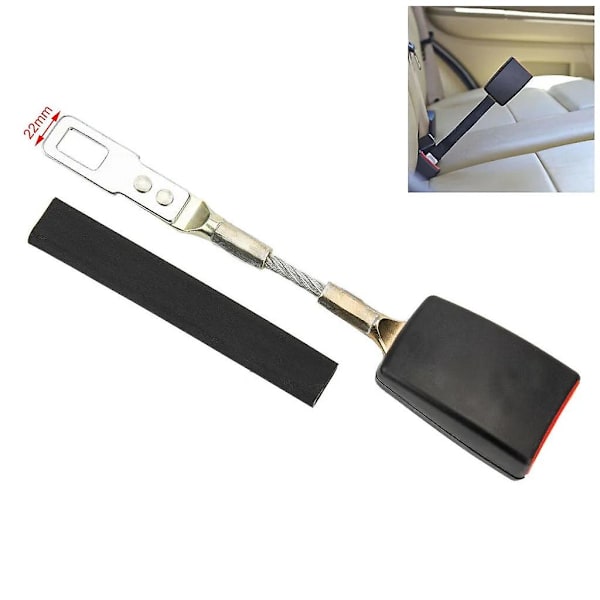 2x Universell justerbar bilbältesförlängare spänne 25cm