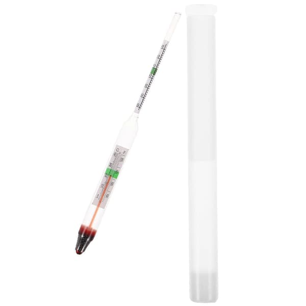 1 sett høypresisjons salinitetshydrometer glass salimeter densitometer for akvarium