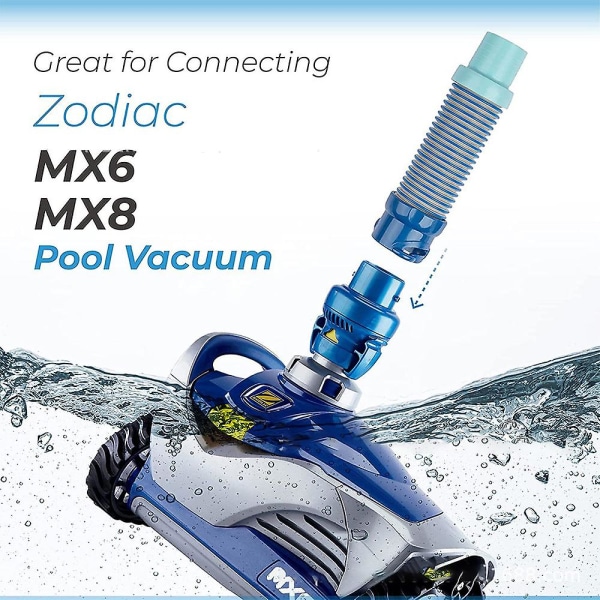 Allaspuhdistusletkun sovitin Letku X77094 Vaihto Zodiac Mx6 Mx8 Allaspuhdistin, Uima-altaan imusovitin