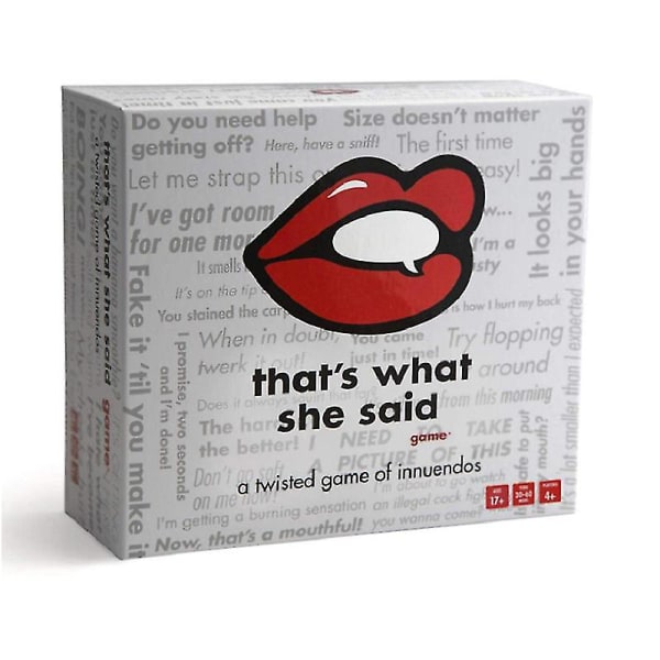 That's What She Said Party Card Game