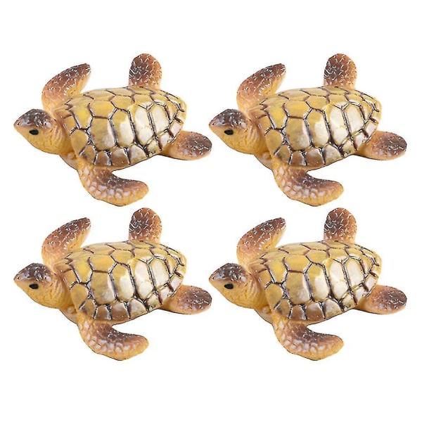 6 kpl Miniatyyri kilpikonnahahmo Kilpikonnastatus Mikromaisemakilpikonnakoristeita