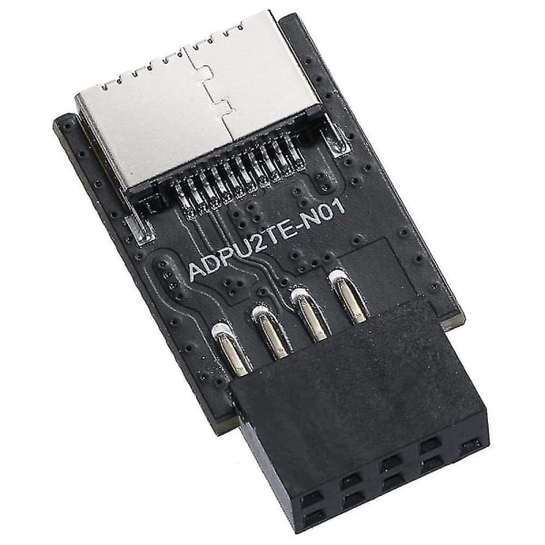 USB 2.0 Frontpanel Header USB 9pin till USB 2.0 Type-e intern adapter Moderkortskontakt Adapter