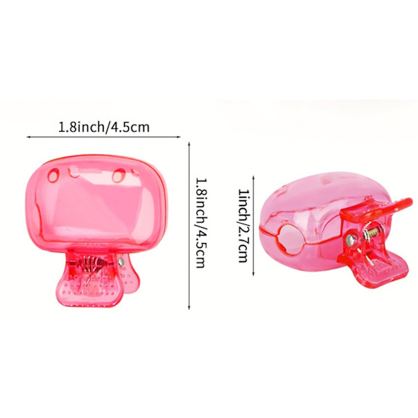 4-pack Resesmunstyckeöverdrag Tandborsthuvudskydd Kapsel Tandborsthuvudfodral Skyddande Bärbar Plastklämma för Hushåll Resor, Badrum, Skola