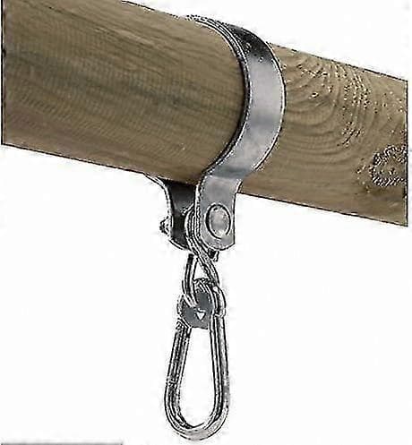 2-pakning svingkroker med karabinkrok for runde bjelker 80mm