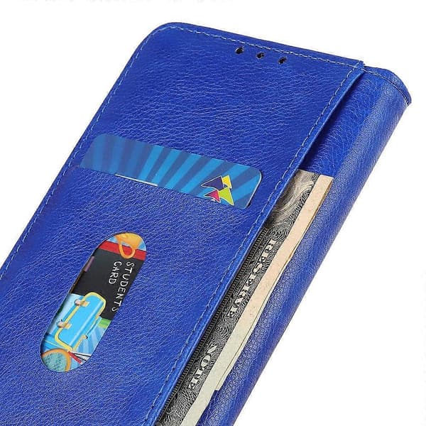 Til Xiaomi Redmi Note 14S 4G Stand Case Split Læder Litchi Tekstur Wallet Telefon Cover Multicolor Brown