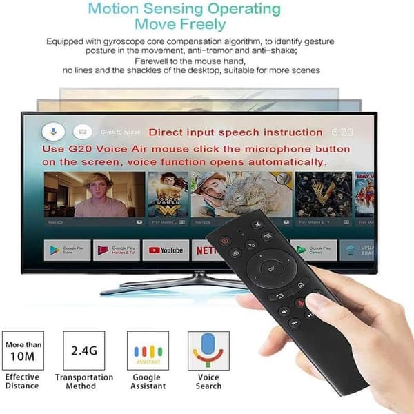 G20 Fjärrkontroll för Nvidia Shield TV