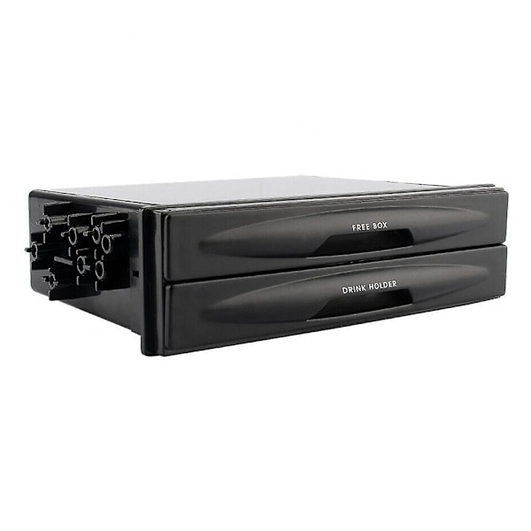 Bilkopholder til drikkevarer Opbevaringsboks Universal Single Double Din Radio Pocket Bilkopholder til drikkevarer Cx-28 Radio Pocket Bil foran - Drikkeholdere