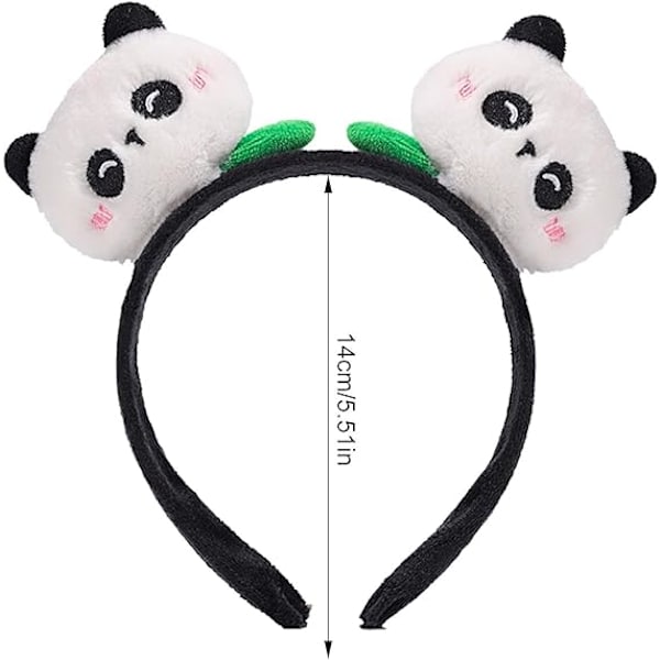 Panda-panta tytöille | Söpöt panta tytöille | Eläinhiuspanta lapsille tai aikuisille, ihastuttava panda