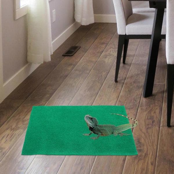 Bekväm ormbädd hushållsreptilmatta för 2 husdjur