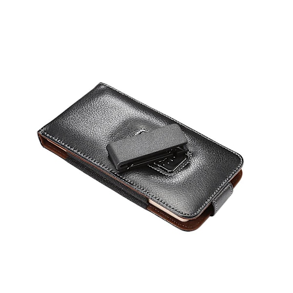 Split Læder Pung Cover Holster med Bælteklips til iPhone 6s Plus/6 Plus osv.