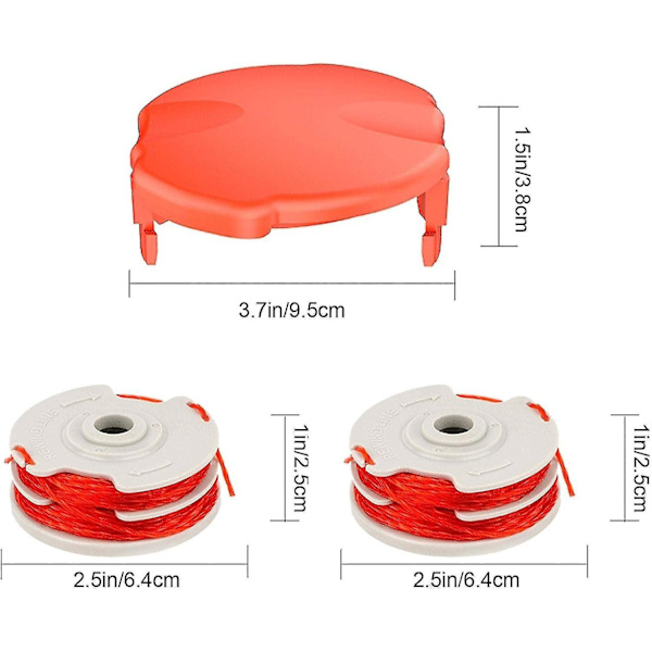 Flymo Fly021 Strimmer Spool 1,5 mm Double Autofeed puola ja siiman vaihto Cont-our Mini Trim Multi Trim Power Trim and Revolution