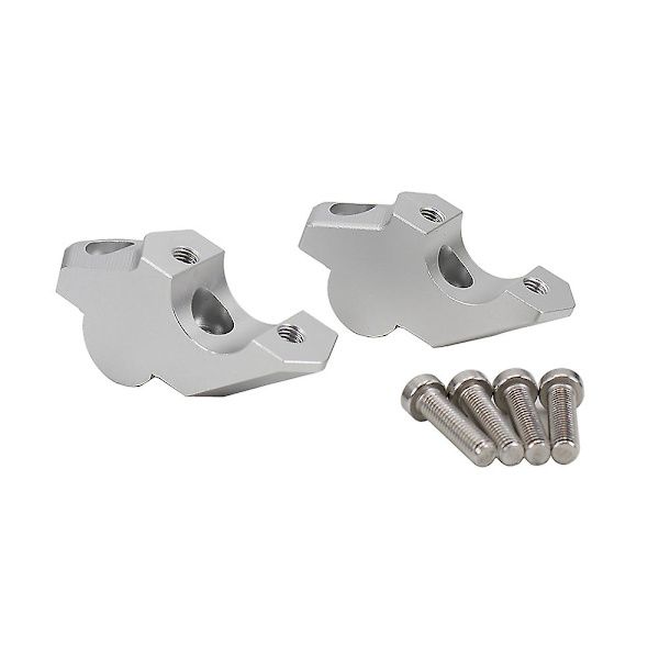 28mm styrforhøjere med forskudt højdeadapter til F900r F900xr F850gs Adventure F850gs 2018 201 Silver