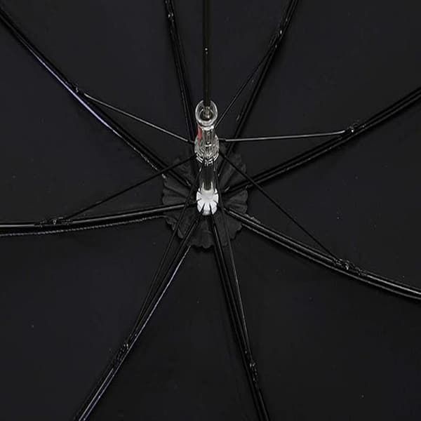 Hopfällbart UV-paraply Snö/Regn/Solparaply Broderi Bröllopsparaply