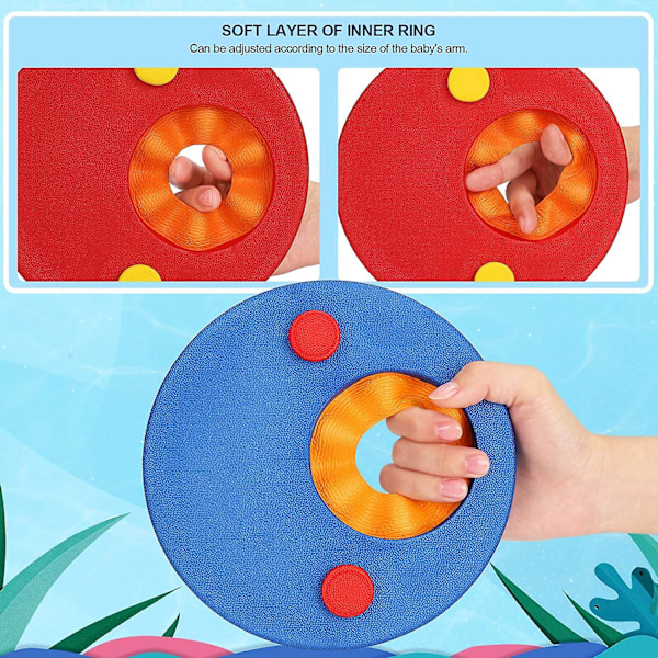 Arm Band Simning Flyt Skivor Barn Skum Armband Pool Set För Simning Inlärning