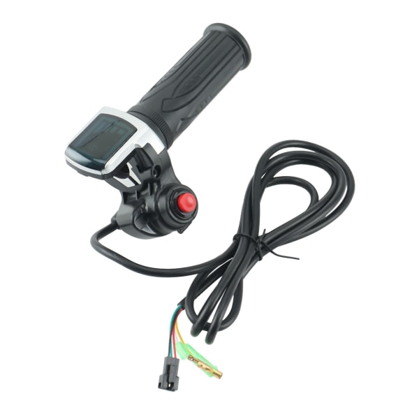 48v Elektrisk Cykel Scooter Hastighed Gasgreb Lcd Display Med Afbryder Ebike Twist Gasgreb Accelerator Styrgreb