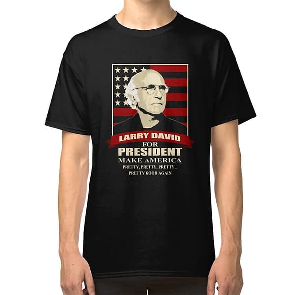 Larry David til præsident T-shirt black M