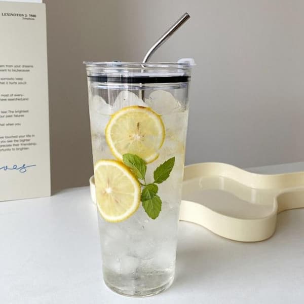 1000 ml glaskop Sippy