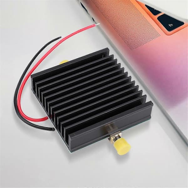 RF2126 Højeffekts lineær forstærker WIFI 2.4G 1W RF-effektforstærker Bluetooth RF-forstærkermodul med køleplade Black