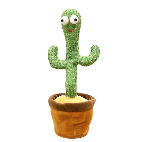 Dansende kaktusleke,snakker Gjenta sang Sunny Cactus Toy(120 sanger) Rf1