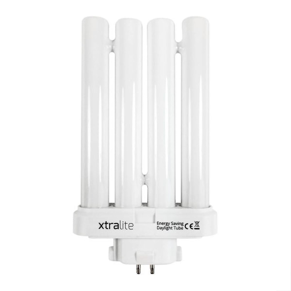 Xtralite 27w Dagsljusersättningslampa för högupplösta läslampor, 4-stifts Gx10q-4 Quad Tube (6500k) Single Pack