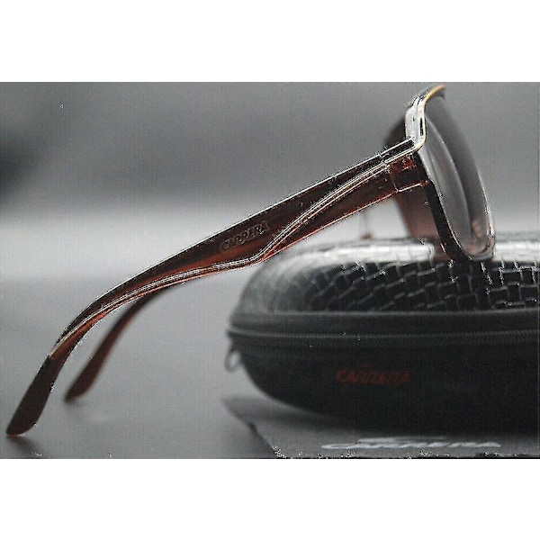 \"Solglasögon för män Mode Carrera Ruthenium Pilot Gradient Lins Glasögon+box\" Brown