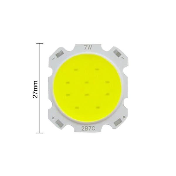 LED-lyskilde Chip Light-Emitting Diode VARM HVIT 7W 7W varm hvit 7W-7W