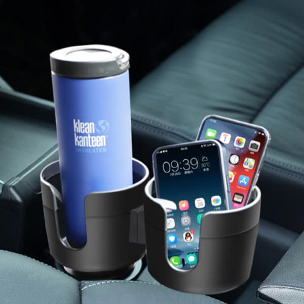 2 i 1 Bil Multifunksjon Koppholder Justerbar Koppholder Ekspander Adapter Basebrett For Kaffe Drikkeflasker Biltilbehør| |