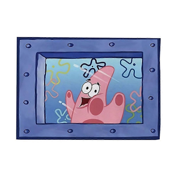 Tegneserieveggteppe Morsomme veggtepper Bakgrunn for sovesal Stue Veggdekor 100cmx70cm Patrick Star