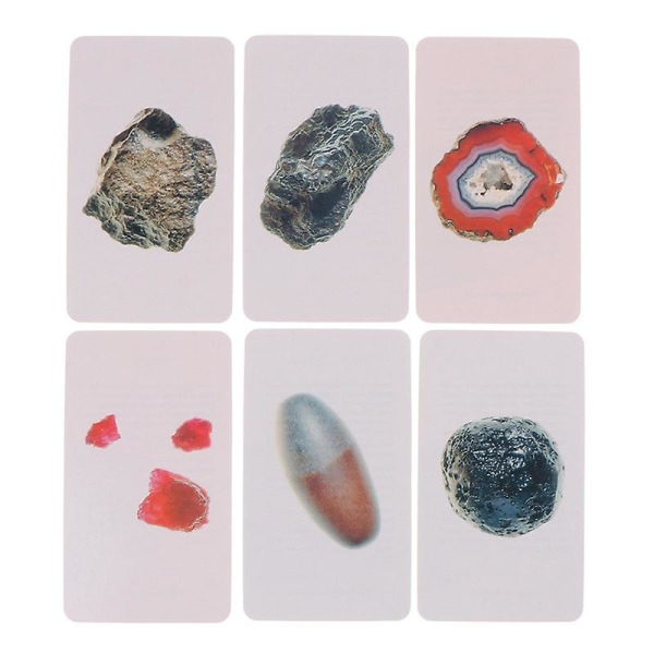 Stone Crystals Deck Crystal Stone Oracle Card Lautapeli Korttipeli