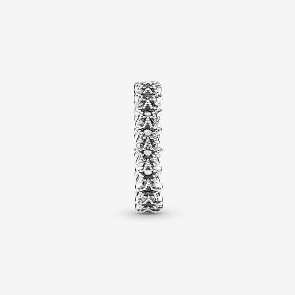Pandora - Ring med asymmetriska stjärnor - Sterlingsilver Circumference: 52mm