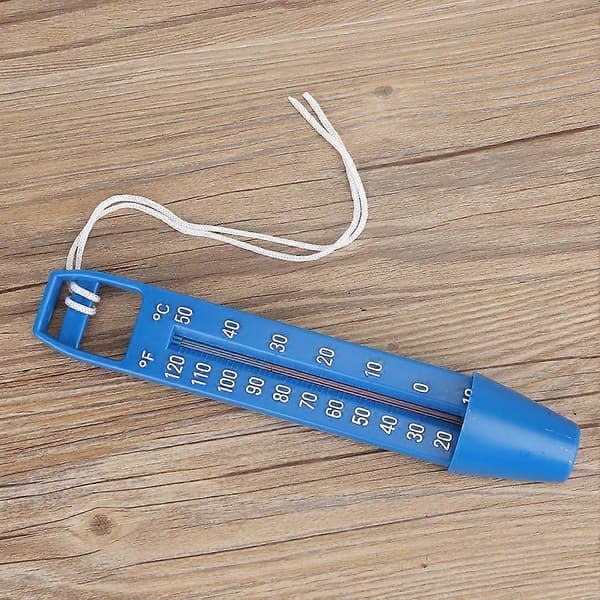 Pool flytande termometer Vattentermometer med snöre Pool Spa Badkar